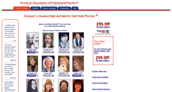 Desktop Screenshot of certifiedpsychics.com