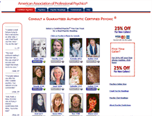 Tablet Screenshot of certifiedpsychics.com
